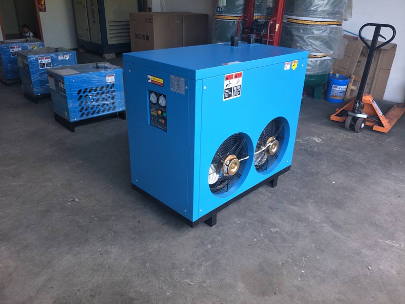 冷干機冷凝壓力過高、過低如何處理?